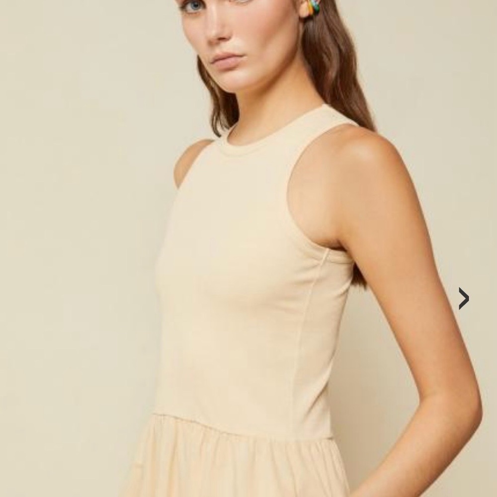 Women’s Sleeveless Maxi Dress in Cream